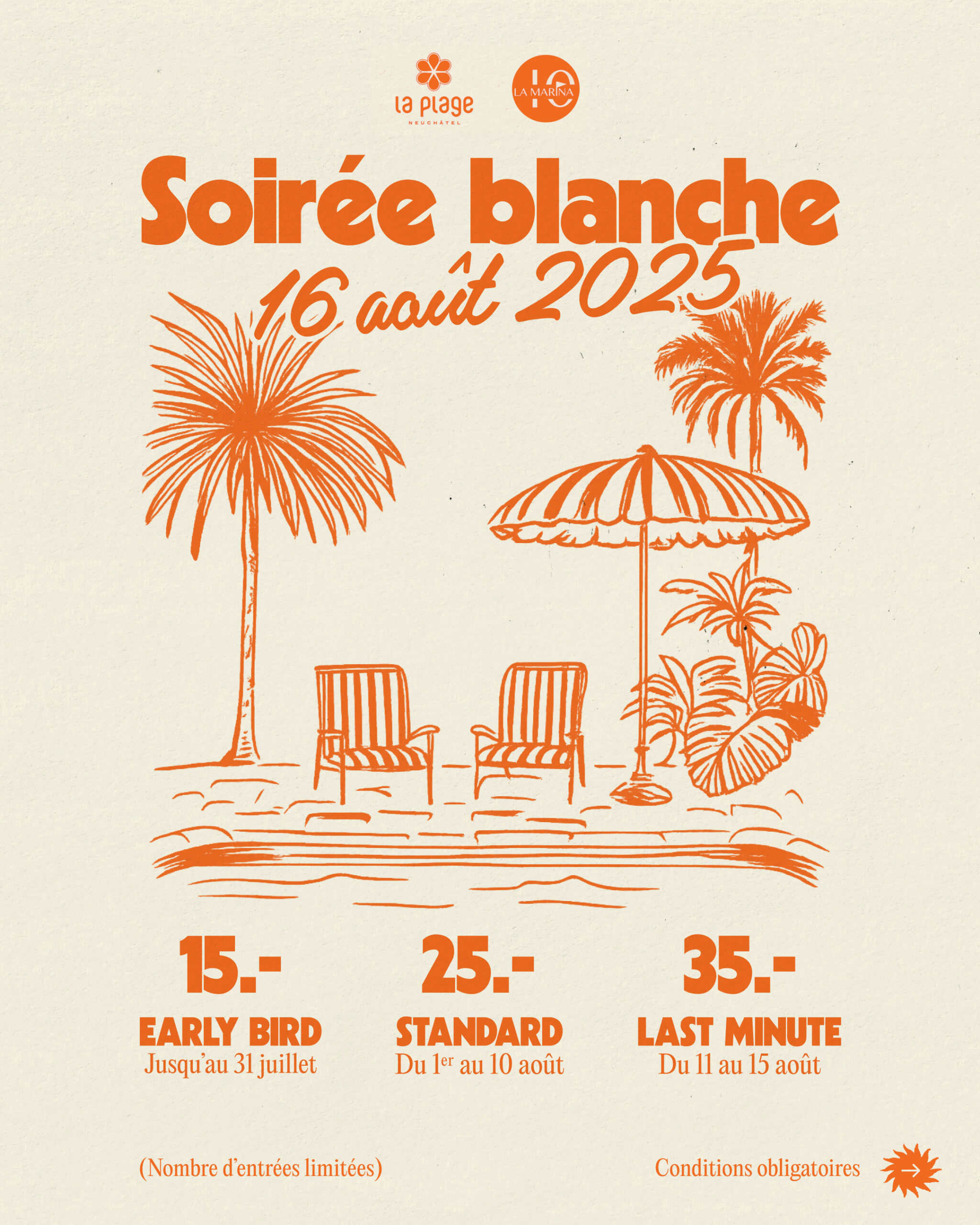soirée blanche à Neuchatel
